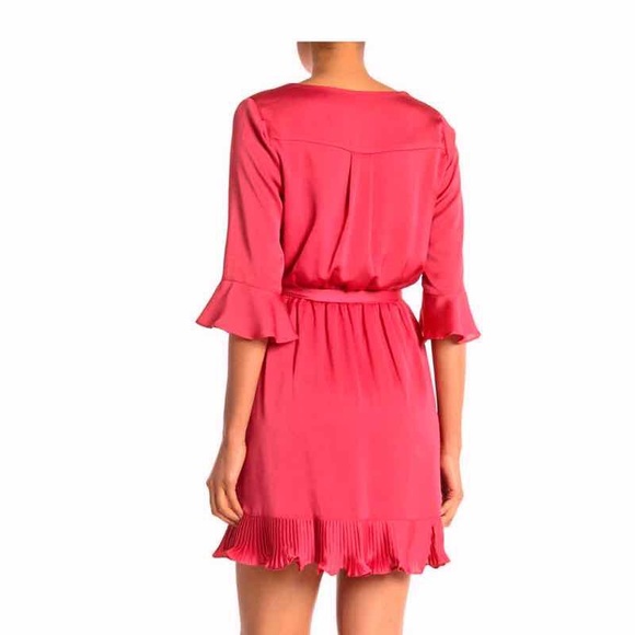 bebe Pink Ruffle Mini Dress - Picture 4 of 4